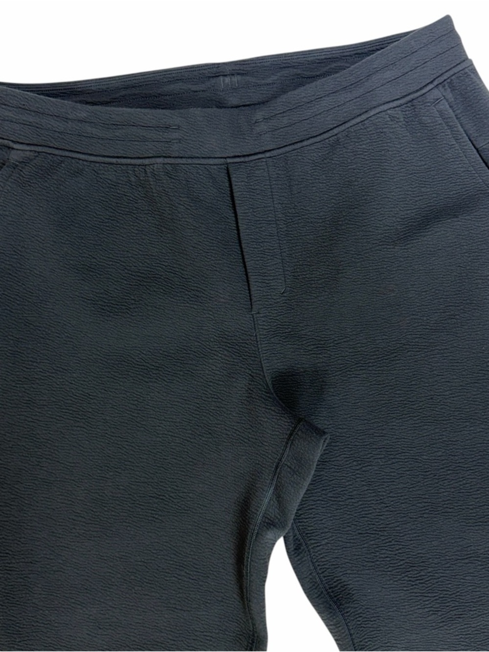 Lululemon Textured Spacer Classic Tapered Pant Mens XL Oil Grey Jogger Sweatpant